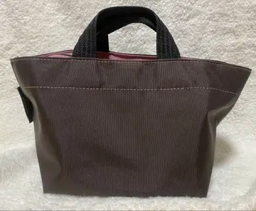 Herve Chapelier 에르베샤 펠리에 토트백 미니 보트형 브라운