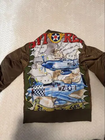 AVIREX MA-1 자켓 항공기 프린트