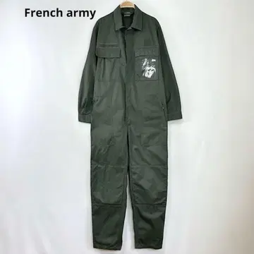 프랑스군 헤링본 메카닉 커버올 작업복 밀리터리 S19