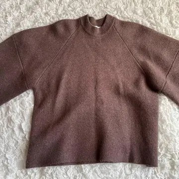 CLANE 브라운 니트