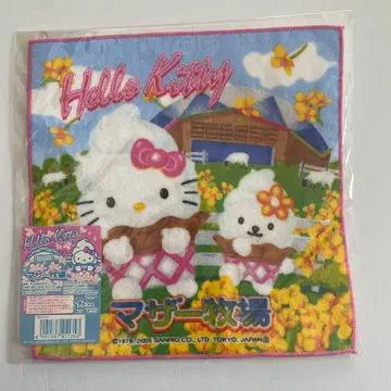 헬로키티 고토치키티 손수건 미니 타월 마더 목장 아이스크림