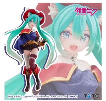 하츠네 미쿠 Wonderland 피규어 약 18cm 장화를 신은 고양이