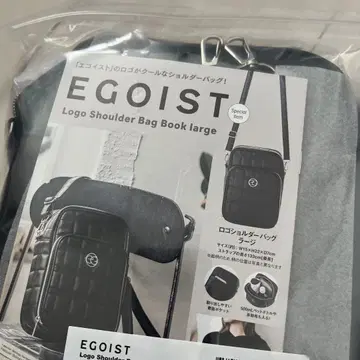 EGOIST 로고 숄더백 북 라지 새상품