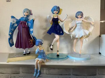 리제로 렘 피규어 4개 세트