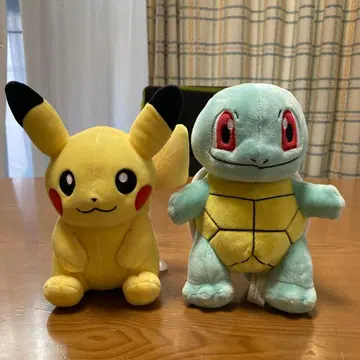 피카츄 꼬부기 봉제 인형 세트