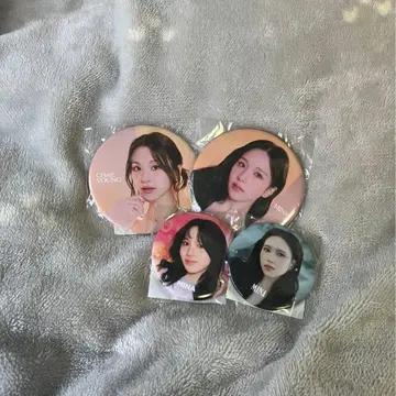미사용 새상품 twice 캔뱃지 미나 채영