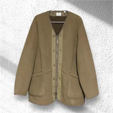 UNIQLO Engineered Garments 플리스 노카라 코트