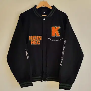 후지이 카제 바시티 자켓 L 와키하