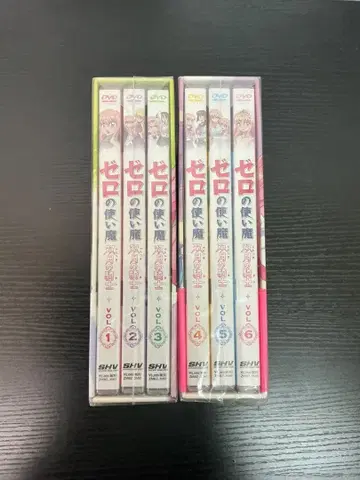 제로의 사역마 쌍월의 기사 DVD 박스 세트 전 6권 최초 한정판