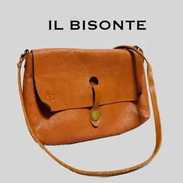 일비종떼 숄더백 2WAY 브라운 플랩 콘초 포함