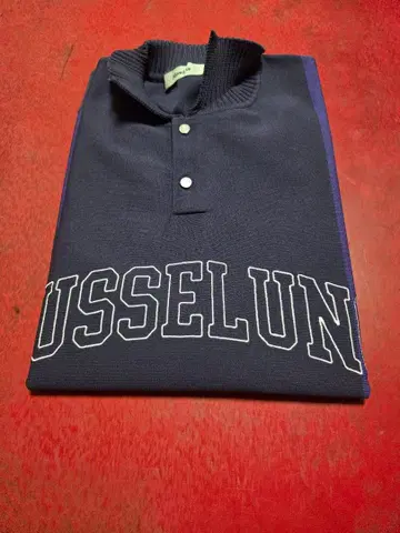 RUSSELUNO 새상품 반팔 피케 셔츠 네이비 사이즈 5 러셀노