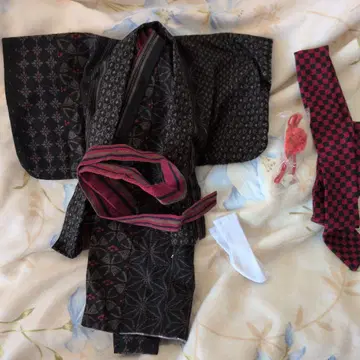 미니 슈퍼돌피 남자 기모노 겉옷, 머플러 포함 msd sdm