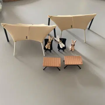 DOD 캠핑 가챠가챠 피규어