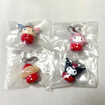 산리오 딸기 메지루시 액세서리 우사하나 쿠로미 마이멜로디 폼폼푸딩