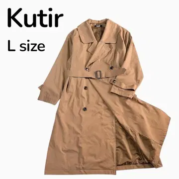 Kutit 베이지 더블 브레스트 트렌치코트 L 사이즈