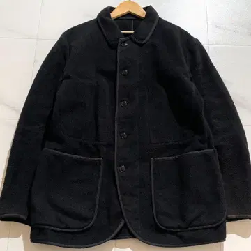 Y's for men 재킷 보아 블랙 코튼 3