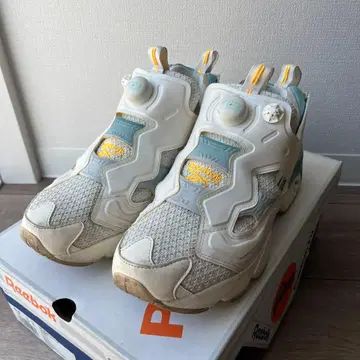 Reebok 인스타펌프 퓨리 24.5cm 화이트 블루 오렌지