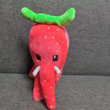 브레인 로트 스트로베리 엘리펀트 봉제 인형
