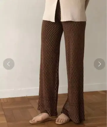 TODAYFUL 지오메트릭 니트 팬츠