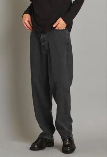 [ steven alan ] Hi/TWST DENIM 5 포켓 블랙