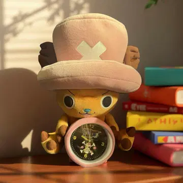 초파 봉제 인형 약 30cm ONE PIECE 원피스 탁상 시계
