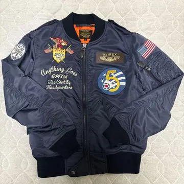 AVIREX L-2A 플라이트 자켓 M 네이비