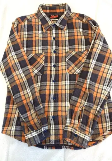 써니 사이다 체크 셔츠 M 남성용 바이커 캐주얼 가을/겨울/봄