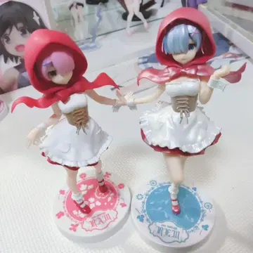 리제로 렘 라무 SSS피규어 빨간 망토 펄 컬러ver 세트