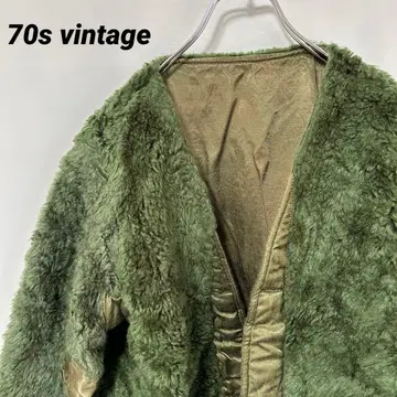 N-6288 70s 그리스군 유로 밀리터리 보아 라이너 자켓 M