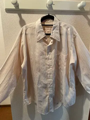 60s 빅 칼라 셔츠 히피 스타일