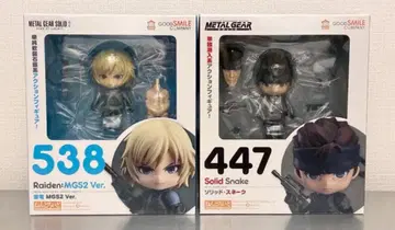 넨도로이드 MGS 메탈기어솔리드 솔리드 스네이크 라이덴 2종 세트