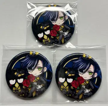 악마 고양이 보스키 캔뱃지 산리오 콜라보 악마 집사와 검은 고양이