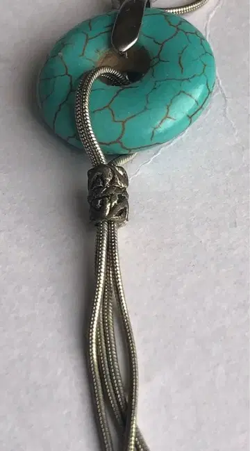 터키석 8kgp 앤티크 목걸이 펜던트