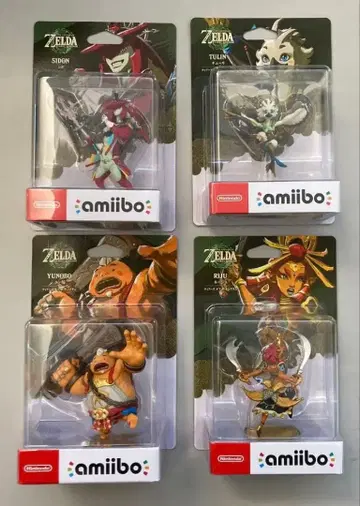 젤다의 전설 amiibo 피규어 4체 세트
