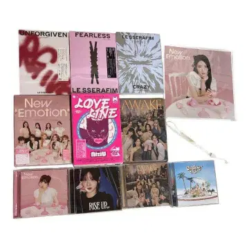 르 세라핌, 니쥬 CD, 스트랩, 포스터 모음