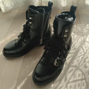 ALLSAINTS 블랙 컴뱃 부츠