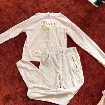Juicy Couture 핑크 맨투맨 셋업 S