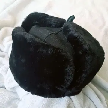 실물 러시아군 구소련군 트루퍼햇 방한모 귀마개 달린 군용 울 퍼