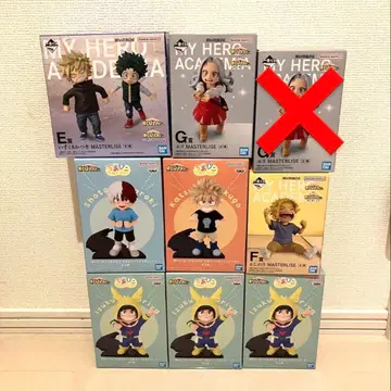나의 히어로 아카데미아 피규어 묶음 판매 제일복권 히로아카 세트 1
