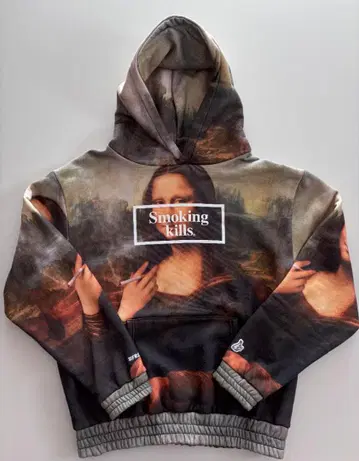 FR2 smoking kills HOODIE 모나리자