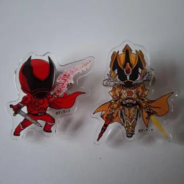 킹오거 왕의 비보전 아크릴 배지 사슴벌레 오거