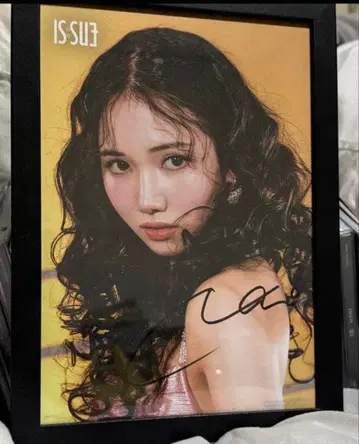 IS:SUE 켄모치 나노 친필 사인