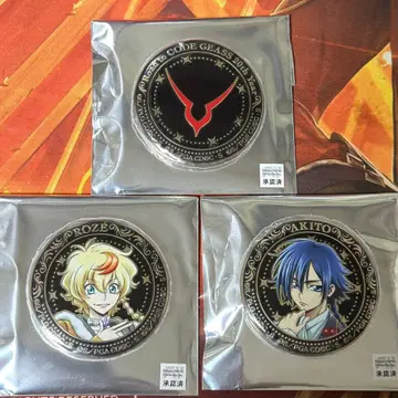 영화 극장판 코드기어스 알티메탈 배지 3개 세트