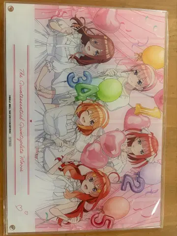 영화 5등분의 신부 럭키 캔뱃지 복권 벌룬 라스트 엔드 상