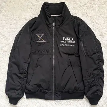 XL 새상품급 AVIREX 플라이트 자켓 MA-1 GT-10 블랙