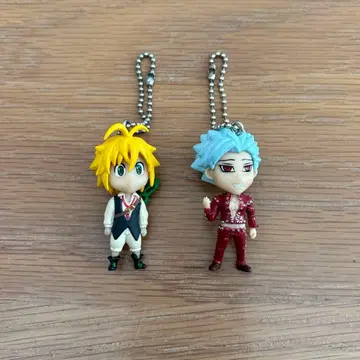 일곱개의 대죄 멜리오다스 반 스윙 키링 스트랩 세트