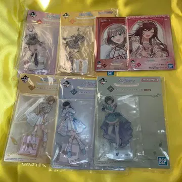 아이돌 마스터 샤이니 컬러즈 제일복권 아크릴 스탠드 파티 안내장