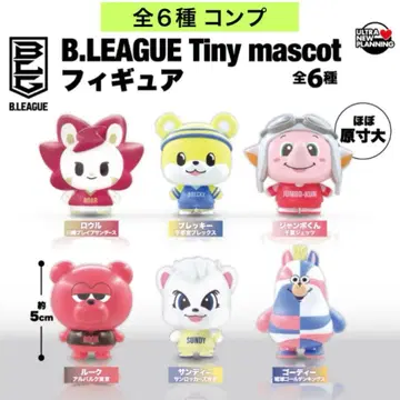 B.LEAGUE 타이니 마스코트 피규어 전 6종 컴프 가챠