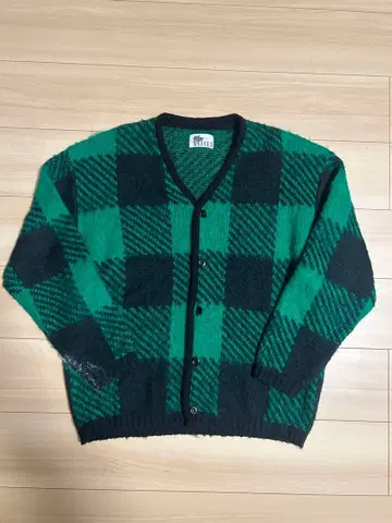 masses 마시스 버팔로 체크 가디건 텐더 로인 나가세 토모야