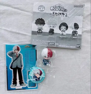 나의 히어로 아카데미아 토도로키 쇼토 피규어 캔뱃지 아크릴 스탠드 세트